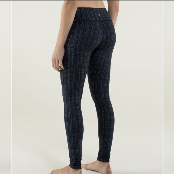 Lululemon Wunder Under Pant Ziggy Wee October Inkwell / Black - Picture 2 of 12